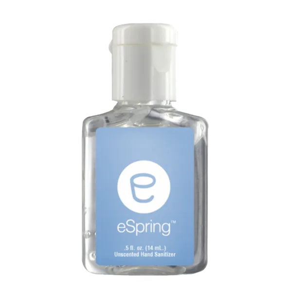 0.5 oz. Clear Sanitizer in Clear Bottle