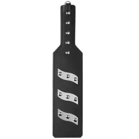 13.25 Inch Electrastim Black Electro Leather Sex Paddle