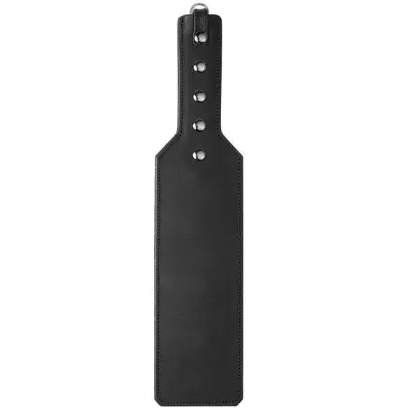 13.25 Inch Electrastim Black Electro Leather Sex Paddle