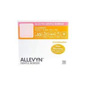 Allevyn Gentle Border 12.5cm x 12.5cm Adhesive Foam 10 Dressing