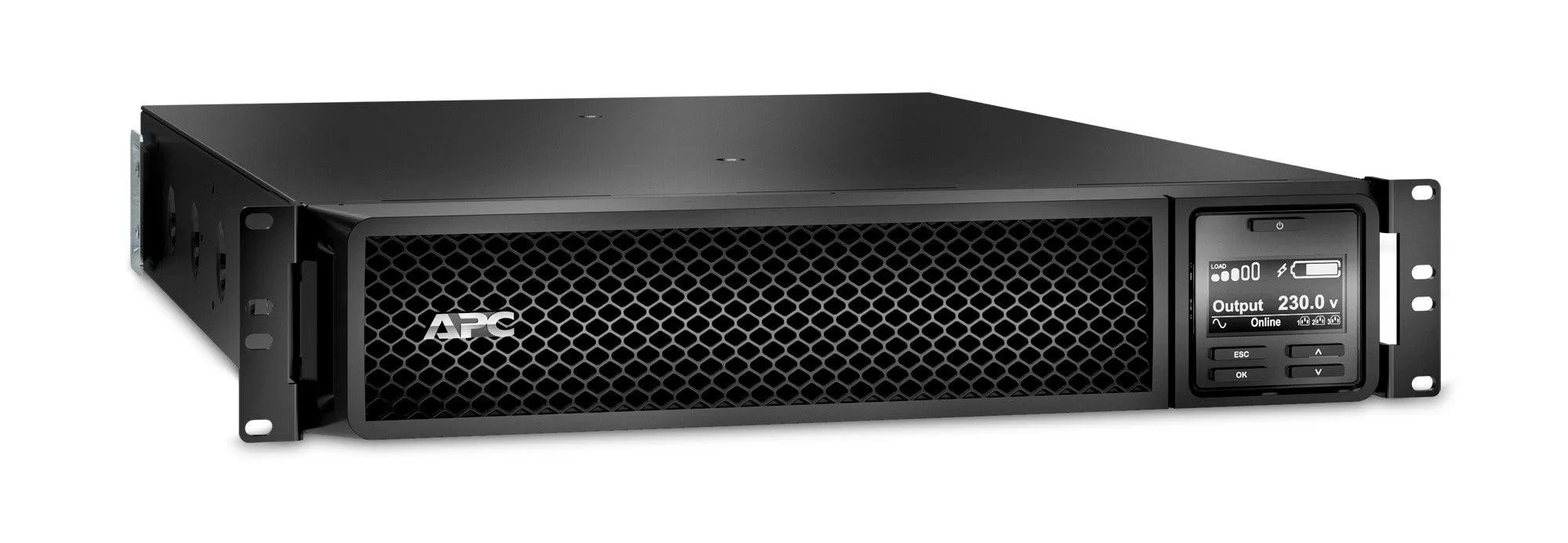 APC 3000 VA | 2700 W | 230 V | RJ-45 | USB | SmartSlot | 2U | 432x635x85 mm | 31.3 kg (SRT3000RMXLI)