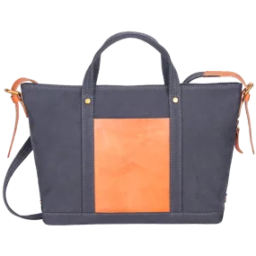Canvas Leather Mens Womens Small Handbag Caramel Tote Bag Shoulder Bag Green Side Bag for Men