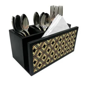 Cutlery Tissue Holder Napkin Stand -  Diamond
