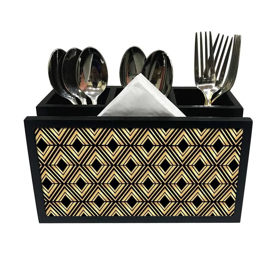 Cutlery Tissue Holder Napkin Stand -  Diamond