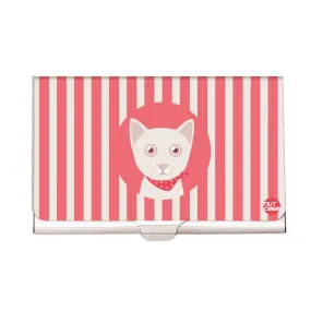 Designer Visiting Card Holder Nutcase -Kitty In Love