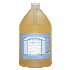 Dr. Bronner's Pure Castille Liquid Baby Mild Soap 128 Ounces