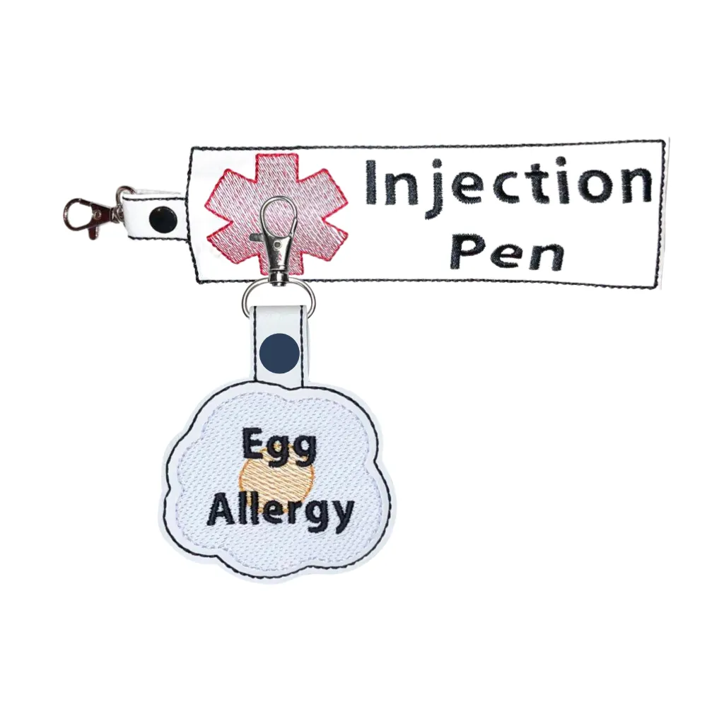 Egg Allergy Bag Tag - Fried