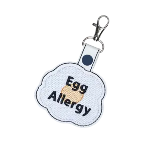 Egg Allergy Bag Tag - Fried