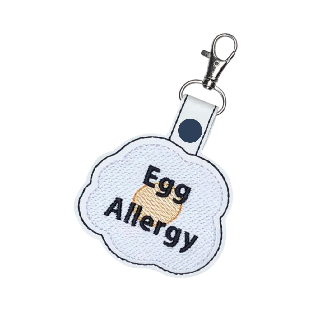 Egg Allergy Bag Tag - Fried