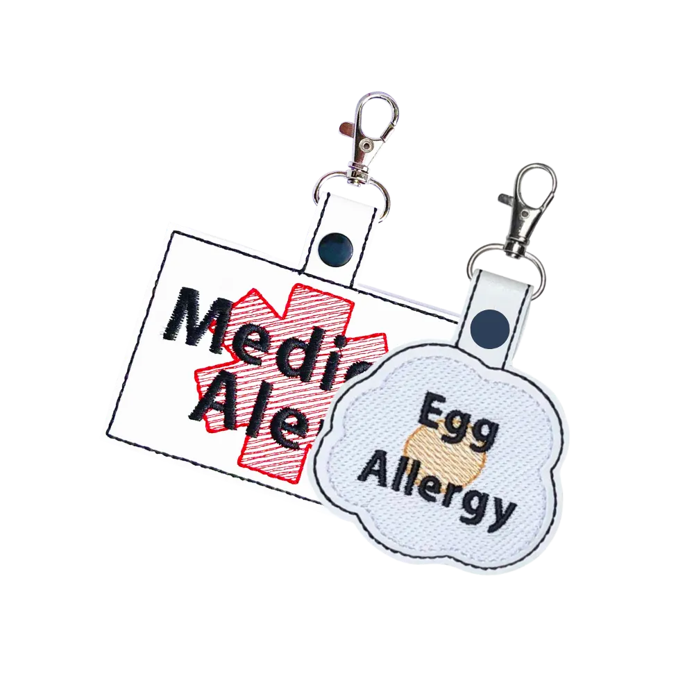 Egg Allergy Bag Tag - Fried