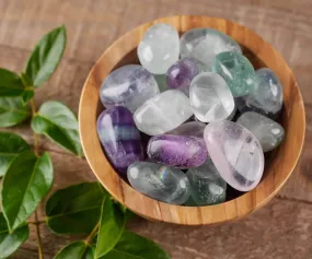 FLUORITE Tumbled Stones - Tumbled Crystals, Self Care, Healing Crystals and Stones, E0473