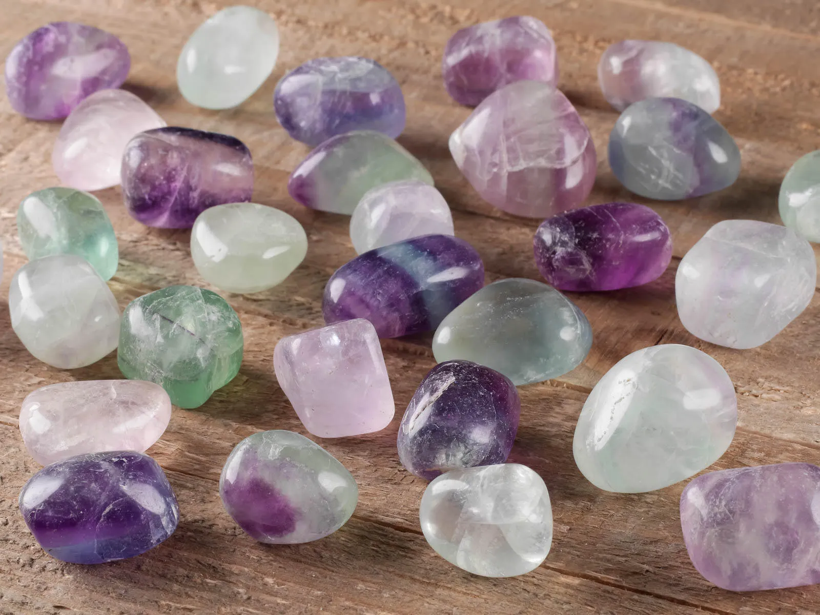FLUORITE Tumbled Stones - Tumbled Crystals, Self Care, Healing Crystals and Stones, E0473