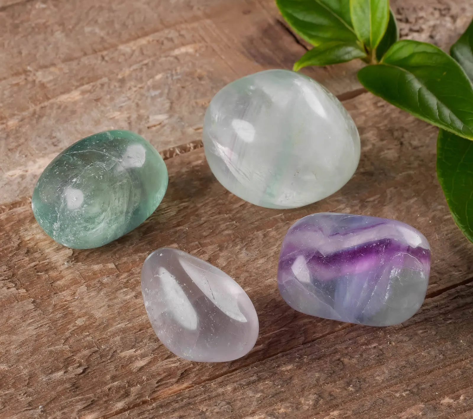 FLUORITE Tumbled Stones - Tumbled Crystals, Self Care, Healing Crystals and Stones, E0473