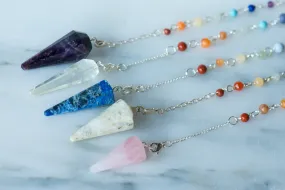 Intuitively Chosen Chakra Pendulums