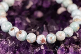 LARIMAR Crystal Bracelet - Beaded Bracelet, Handmade Jewelry, Healing Crystal Bracelet, J1724