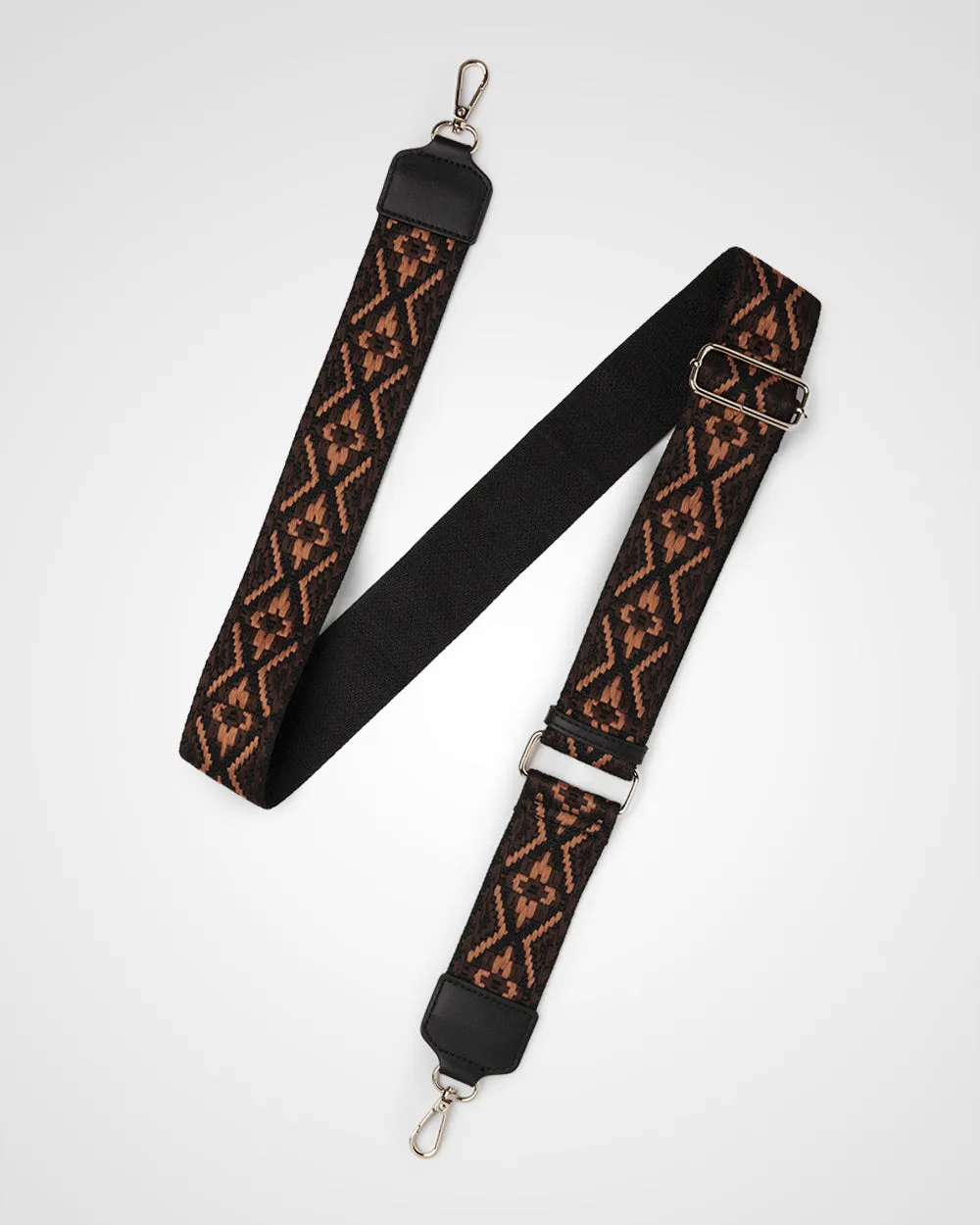 Layla Zip Top Curved Crossbody   Aztec Strap