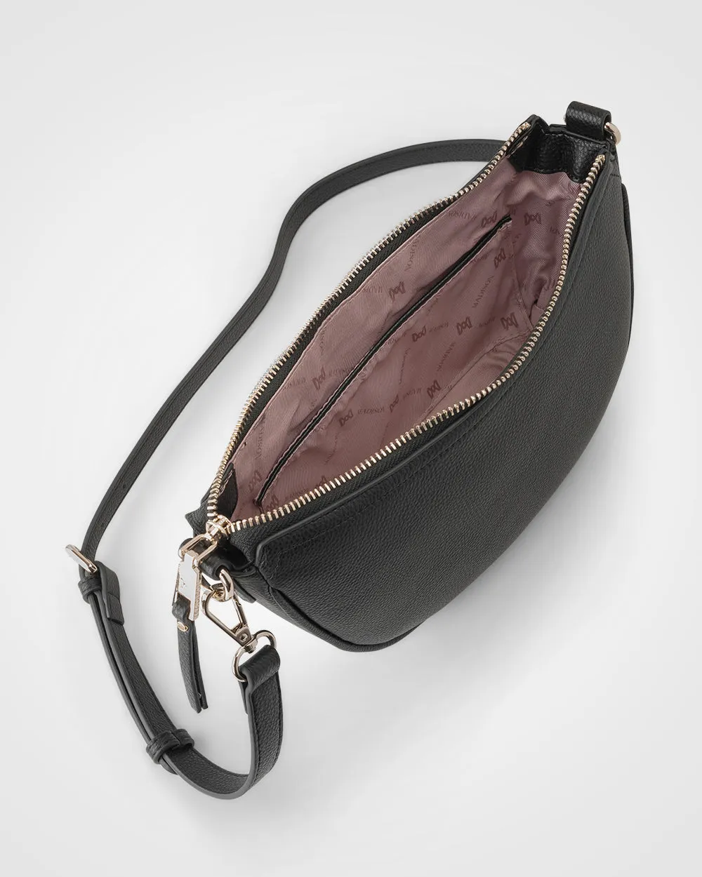 Layla Zip Top Curved Crossbody   Aztec Strap