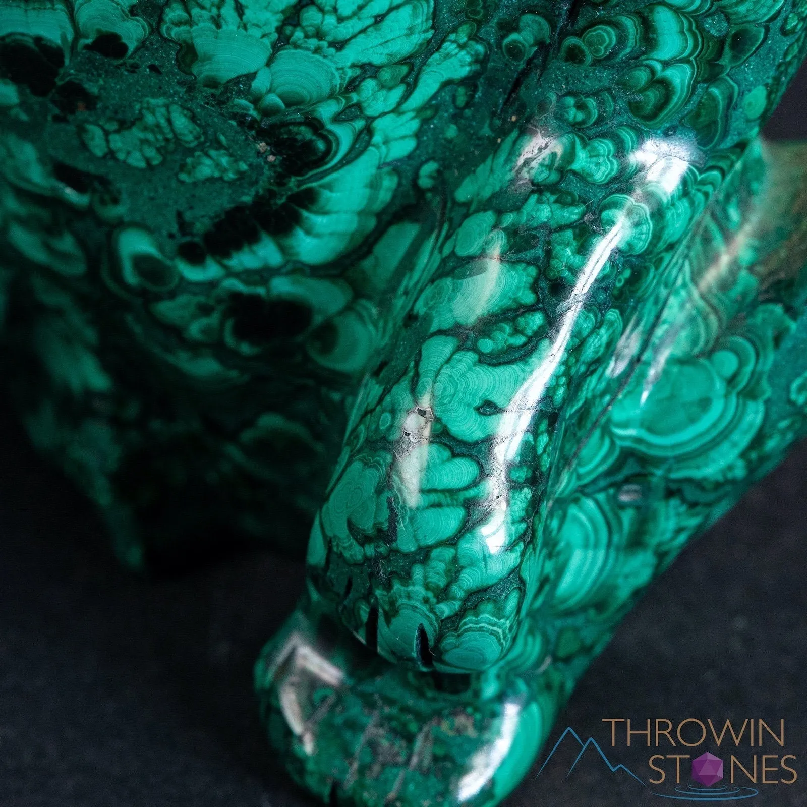 MALACHITE Gorilla, Stone Carving, Large - Hand Carved, Housewarming Gift, Home Decor, Healing Crystals and Stones, 39727