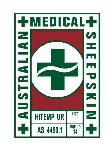 Medical Sheepskin Underlay - 60cm x 90cm - CSIRO Certified - AS4480.1