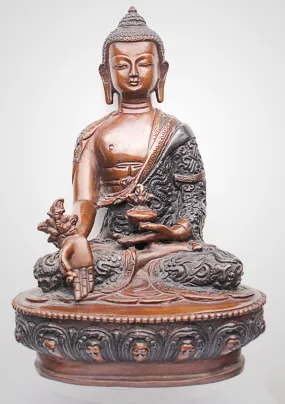 Medicine Healing Buddha Statue 8 inch High