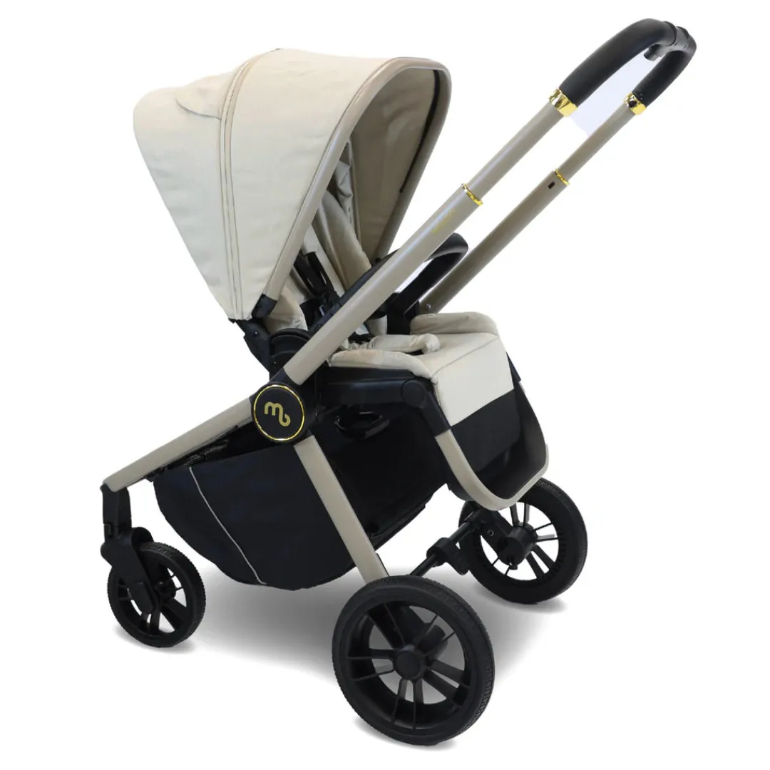 My Babiie MB450i 3-in-1 Travel System with Base - Ivory