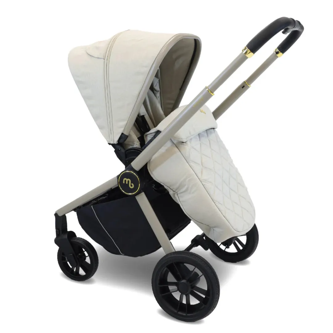 My Babiie MB450i 3-in-1 Travel System with Base - Ivory