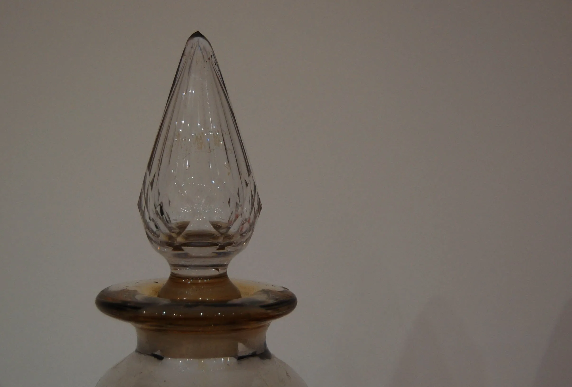 Pair of Victorian Blown Glass Chemist Carboys or Apothecary Jars