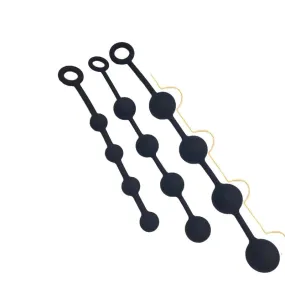 Premium Silicone Anal Beads - Large Bead Butt Plug Set for Intense Pleasure