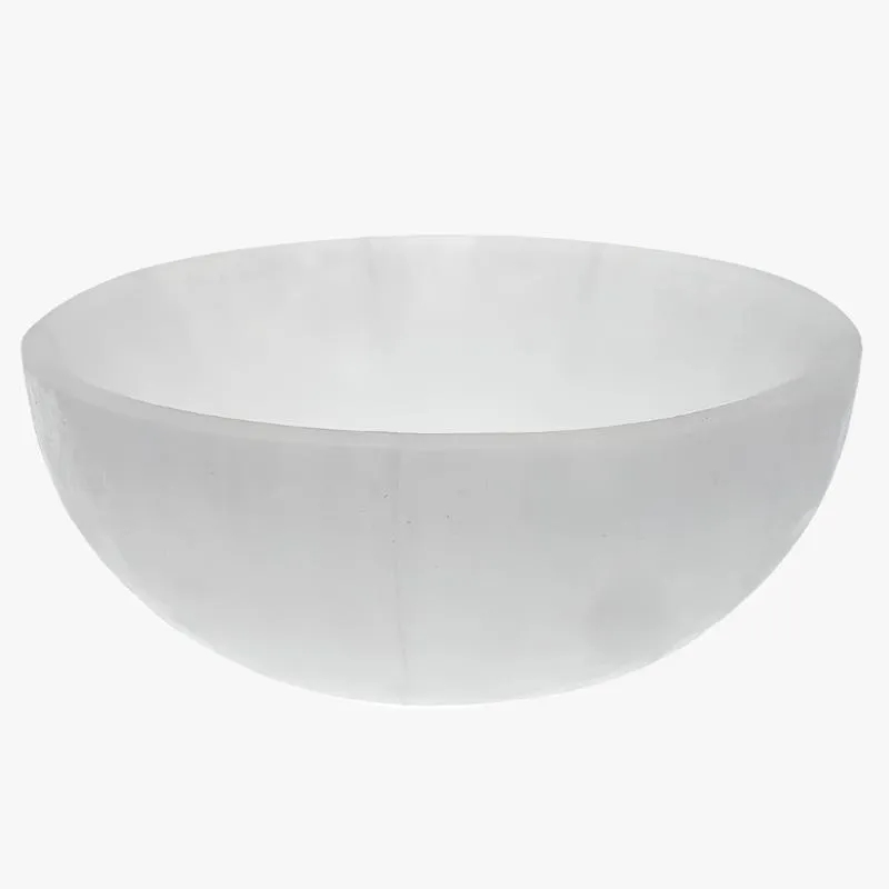 Selenite Crystal Small Round Bowl