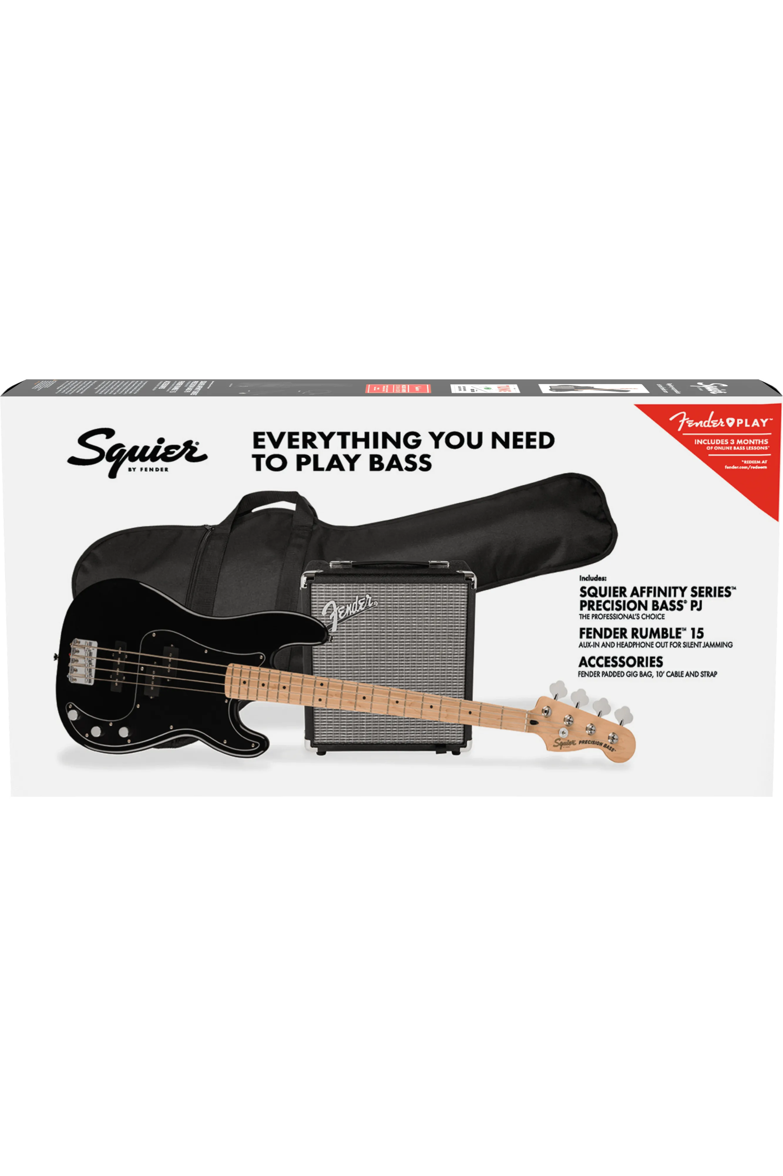 Squier Affinity PJ Bass Pack