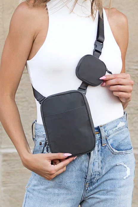 TEEK - Clippable Removable Coin Pouch Crossbody