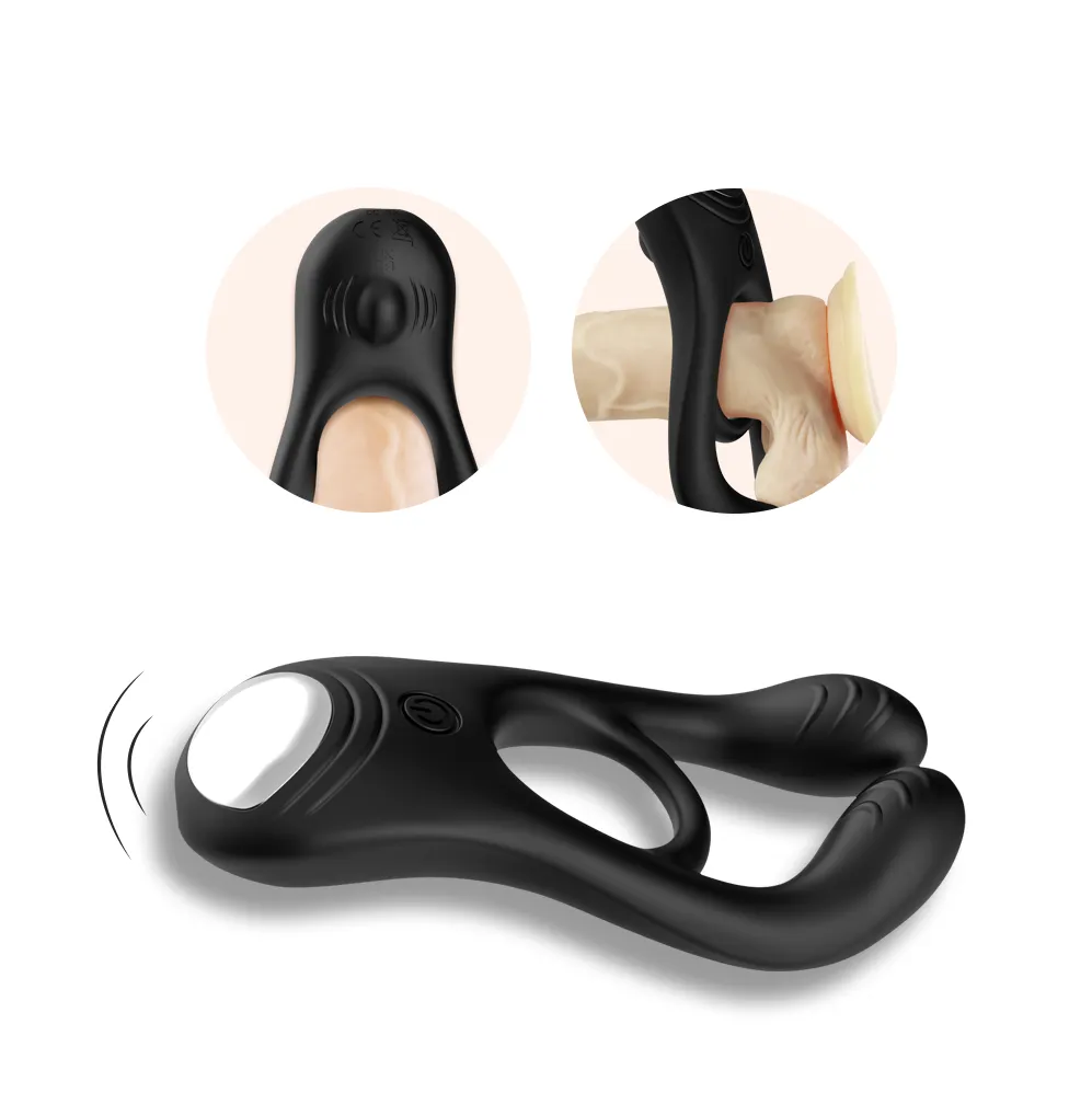 Vibrating Rabbit Cock Ring | Remote Control | Clitoral Stimulation | Couples | USB